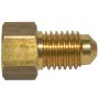 AGS BLF-32B Brass Adapter, Female(3/8-24 Inverted), Male(M11x1.5 Bubble), 1/bag