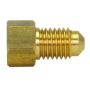 AGS BLF-32B Brass Adapter, Female(3/8-24 Inverted), Male(M11x1.5 Bubble), 1/bag