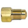 AGS BLF-33C Brass Adapter, Female(3/8-24 Inverted), Male(M12x1.0 Bubble), 1/card