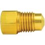 AGS BLF-34B Brass Adapter, Female(3/8-24 Inverted), Male(M13x1.5 Bubble), 1/bag