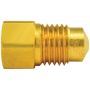 AGS BLF-37C Brass Adapter, Female(M10x1.0 Inverted), Male(M13x1.5 Bubble), 1/card
