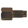 AGS BLF-54C Steel Adapter, Female(3/8-24 Bubble), Male(M9x1.0 Inverted), 1/card