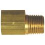 AGS BLF-56C Brass Elbow, Female(3/8-24 Inverted), Male(1/8-27 NPTF), 1/card