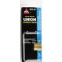 AGS BLU-4C Brass Brake Line Union, 1/4 (7/16-24 Inverted), 1/card