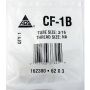 AGS CF-1 Brass compression union, 3/16, 1/card