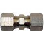 AGS FLRL-065 Fuel Line Compression Union - 3/8 Nylon to 3/8 Nylon - 2 per Bag