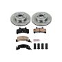 PowerStop KOE4808 OE Stock Replacement Low-Dust Ceramic Brake Pad and Rotor Kit