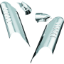 Kuryakyn 7768 Lower Leg Deflector Shields 00-13 Touring Chrome