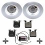 PowerStop CRK6657 Genuine Geomet Coated Rotor and Carbon-Fiber Ceramic Brake Pad Kit