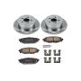 PowerStop KOE4632 OE Stock Replacement Low-Dust Ceramic Brake Pad and Rotor Kit