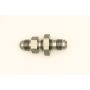DeatschWerks 6AN Male Flare To 6AN Male Flare Bulkhead Adapter (Incl. Nut)