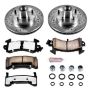 PowerStop K1485-36 Z36 Truck and SUV Carbon-Fiber Ceramic Brake Pad and Drilled & Slotted Rotor Kit
