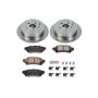 PowerStop KOE5864 OE Stock Replacement Low-Dust Ceramic Brake Pad and Rotor Kit