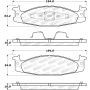 Stoptech 308.06320 Street Brake Pads