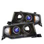 SPYDER 5011893 Projector Headlights - LED Halo - Black