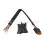 NAMZ NSXH-D15 99-06 V-Twin Sportster Plug-N-Play Speedometer/Tachometer Xtension Harness 15in.