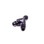 AEROMOTIVE AFS15674 Y-Block Fitting - 8an to 2x -8an