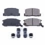 PowerStop 17-657 PowerStop - Z17 Low-Dust Ceramic Brake Pads with Hardware