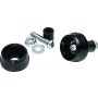 Kuryakyn 3804 Lodestar Axle Sliders Black