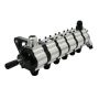 Moroso 22346 T3 Series 6 Stage Dry Sump Oil Pump - Tri-Lobe - Left Side - 1.200 Pressure