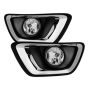 SPYDER 5082404 OEM Fog Lights W/Switch - Clear