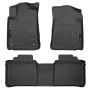 Husky Liners 13-14 Toyota Avalon Electric/Gas Weatherbeater Black Front & 2nd Seat Floor Liners