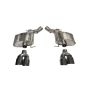 Corsa Performance 14929 3.0in. Axle-Back Dual Rear Exit with Twin 4.0in. Polished Pro-Series Tips
