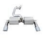 AWE Tuning 3015-32088 Ford Focus RS Touring Edition Cat-back Exhaust- Non-Resonated - Chrome Silver Tips