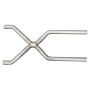 PYPES PERFORMANCE EXHAUST PYPXVA14 Universal 3.5in X-Pipe Stainless