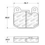 Stoptech 308.01740 Street Touring Brake Pads