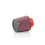 BMC Single Air Universal Conical Filter w/Carbon Top - 60mm Inlet / 140mm H