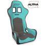 PRP Seats SHRDYA3901-04 PRP Shreddy Alpha Composite Seat- Teal/Grey