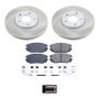 PowerStop SC4647 Semi-Coated Rotor and Low-Dust Ceramic Brake Pad Kit