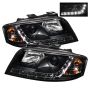 SPYDER 5008657 Projector Headlights - DRL - Black