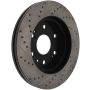 StopTech 05-10 GMC Sierra 1500 (w Rear Drum) / 07-09 GMC Yukon Front Left Slotted & Drilled Rotor
