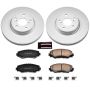 PowerStop CRK4669 Genuine Geomet Coated Rotor and Low-Dust Ceramic Brake Pad Kit