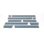 Putco 9751432BP 09-14 Ford F-150 Super Cab 8ft Long Box - 7in Wide (10pcs) Black Platinum Rocker Panels