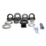 Revolution Gear & Axle 35-2070 2018+ Jeep Wrangler JL Dana 30 186mm Front Ring & Pinion Master Install Kit