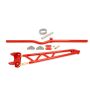 BMR Suspension XTA001R BMR 82-02 3rd Gen F-Body Chrome Moly Adj. Xtreme Torque Arm Kit - Red