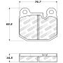 Stoptech 309.01740 Performance Brake Pads