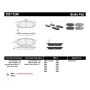 Stoptech 309.11240 Performance 06-10 Subaru Legacy Sedan/Outback/13 BRZ / 13 Scion FR-S Rear Brake Pads