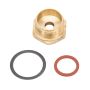 Edelbrock Fuel Bowl Inverted Flare Fitting Straight Male 7/8In-20 w/ Inverted 5/8In-18 Female Flare
