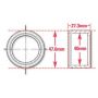 SPECIALTY PRODUCTS COMPANY 15526 WELD-IN RING KIT 40mm ID