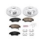 PowerStop K2389 Z23 Daily Driver Carbon-Fiber Ceramic Brake Pad and Drilled & Slotted Rotor Kit