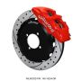 Wilwood 140-14234-DR Dynapro 6 Front Hat Kit 12.88in Drilled Red 2016-Up Mazda MX5 Miata w/ Lines
