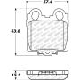Stoptech 305.07710 Street Select Brake Pads - Front/Rear