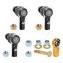 RockJock RJ-527001-101 JL/JT Front Adjustable Sway Bar End Link Rod End Pack Sealed Style