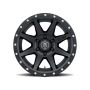 ICON 1818907345SB Rebound 18x9 5x5 -12mm Offset 4.5in BS 71.5mm Bore Satin Black Wheel