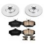 PowerStop CRK1318 Genuine Geomet Coated Rotor and Low-Dust Ceramic Brake Pad Kit