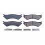 PowerStop 17-802 PowerStop - Z17 Low-Dust Ceramic Brake Pads with Hardware